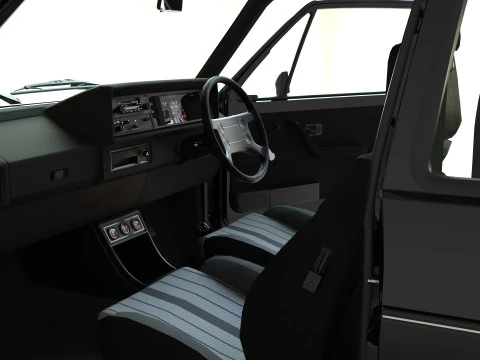 Volkswagen Golf GTI Mk1 Iconic Hot Hatch 3D Modell