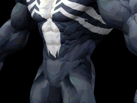 Lethal Symbiote Venom 3D Model