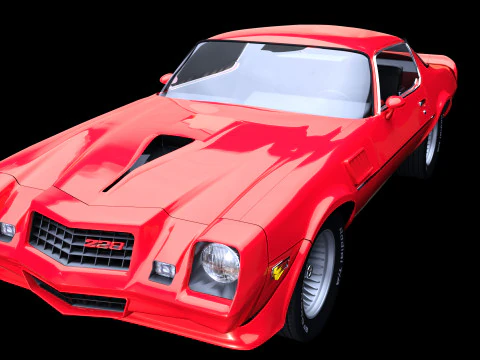 Vintage Velocity 1979 Chevrolet Camaro Z28 3D Model