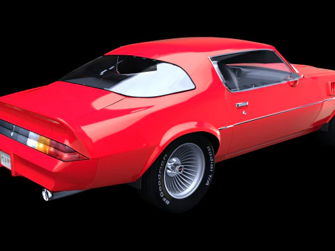 Vintage Velocity 1979 Chevrolet Camaro Z28 3D Model