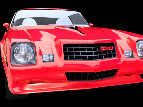 Vintage Velocity 1979 Chevrolet Camaro Z28 3D Model