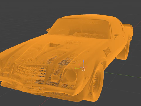 Vintage Velocity 1979 Chevrolet Camaro Z28 3D Model
