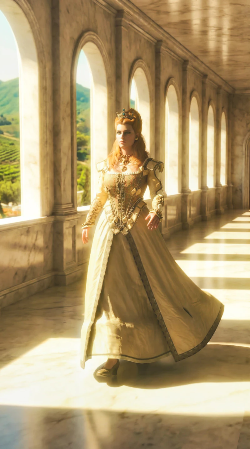 La duchessa di Toussaint Anna Henrietta Modello 3D .c4d .max .obj .3ds .fbx .stl .blend