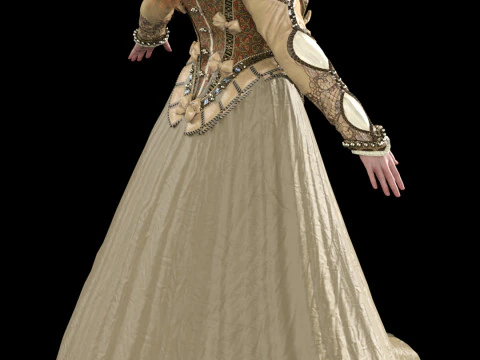 La duchessa di Toussaint Anna Henrietta Modello 3D