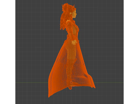 La duchessa di Toussaint Anna Henrietta Modello 3D