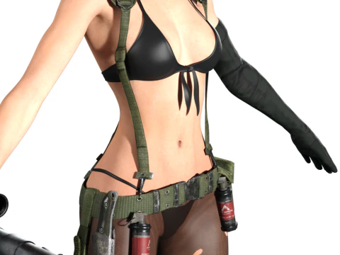 The Silent Sniper Quiet 3D Model