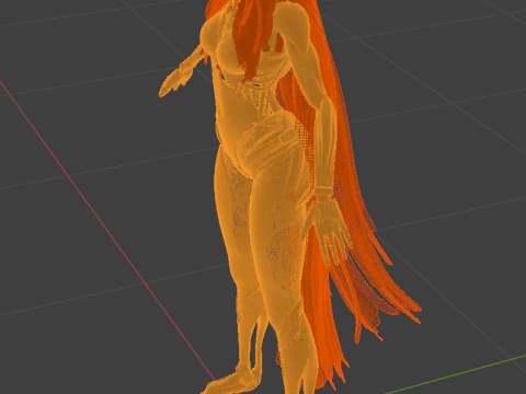Cybernetic Elegance Enya 3D Model