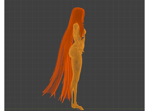 Cybernetic Elegance Enya 3D Model