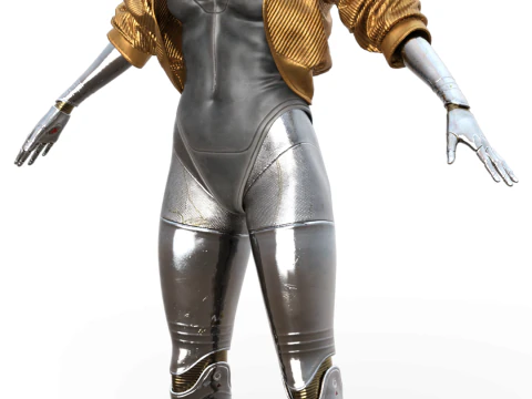 The Gilded Guardian Atomic Heart Twin 3D Model