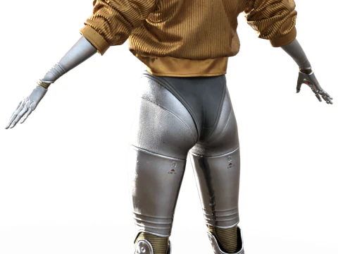 The Gilded Guardian Atomic Heart Twin 3D Model