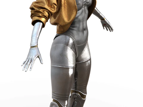 The Gilded Guardian Atomic Heart Twin 3D Model