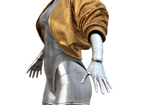 The Gilded Guardian Atomic Heart Twin 3D Model