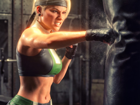 Komandan Pasukan Khusus Sonya Blade Model 3D