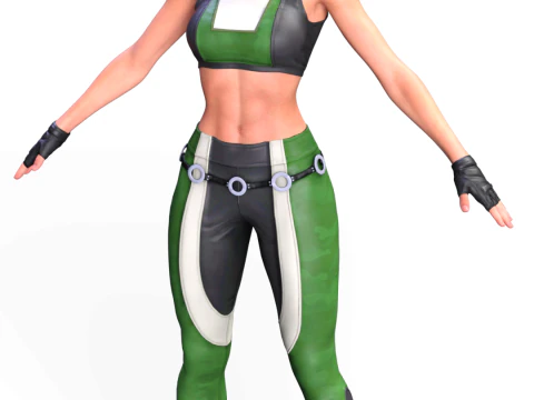 Special Forces Commander Sonya Blade 3D Model