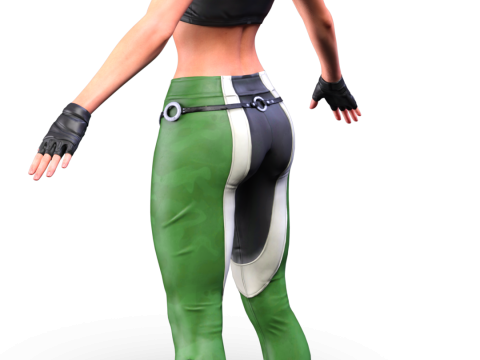 Special Forces Commander Sonya Blade 3D Model