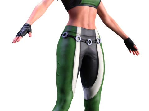 Special Forces Commander Sonya Blade 3D Model