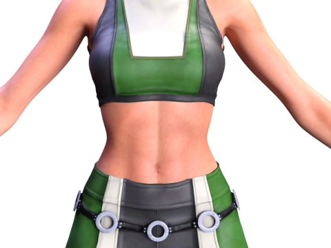 Special Forces Commander Sonya Blade 3D Model