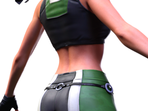 Special Forces Commander Sonya Blade 3D Model