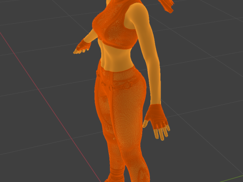 Special Forces Commander Sonya Blade 3D Model