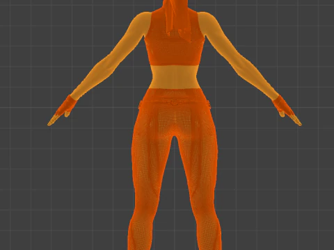 Special Forces Commander Sonya Blade 3D Model
