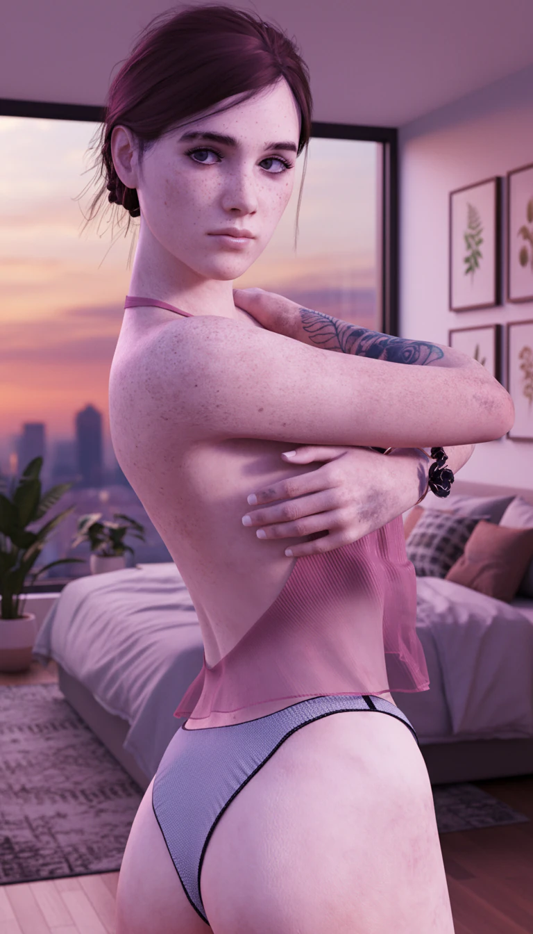 The Survivors Resilience Ellie Williams 3D Model .c4d .max .obj .3ds .fbx .stl .blend