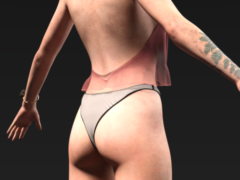 उत्तरजीवी लचीलापन ऐली विलियम्स 3D मॉडल