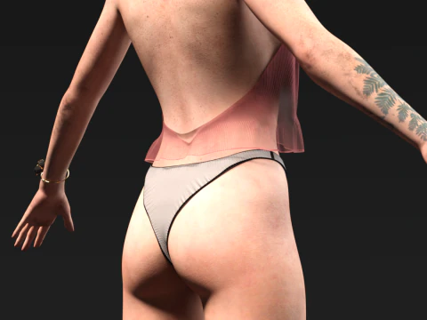 The Survivors Resilience Ellie Williams 3D Model