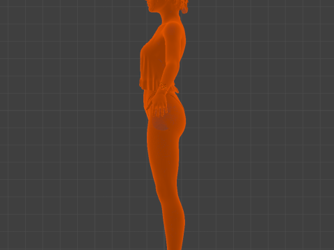 उत्तरजीवी लचीलापन ऐली विलियम्स 3D मॉडल