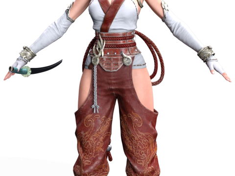 Die Flamme des Drachen Momiji 3D Modell