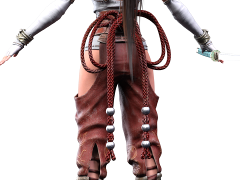 Die Flamme des Drachen Momiji 3D Modell