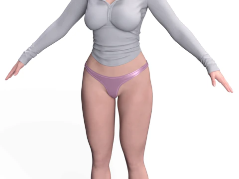 The Golden Eagles Daughter Ashley Graham 3D Model