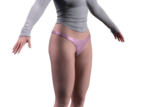 The Golden Eagles Daughter Ashley Graham 3D Model
