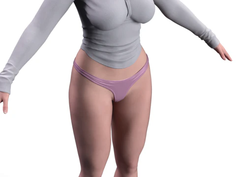 The Golden Eagles Daughter Ashley Graham 3D Model