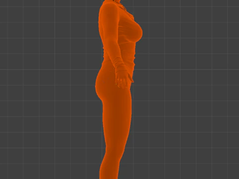 The Golden Eagles Daughter Ashley Graham 3D Model