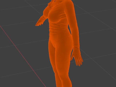 The Golden Eagles Daughter Ashley Graham 3D Model