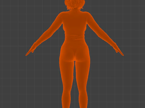 The Golden Eagles Daughter Ashley Graham 3D Model