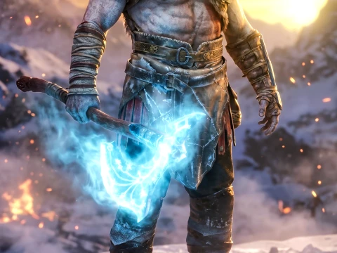 Project Kratos - The Ghost of Sparta Norse Era 3D Model