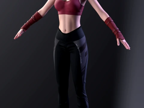 Jessie Rasberry - Avalanche Operative Sportswear Edition 3D Model