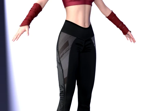Jessie Rasberry - Avalanche Operative Sportswear Edition 3D Model