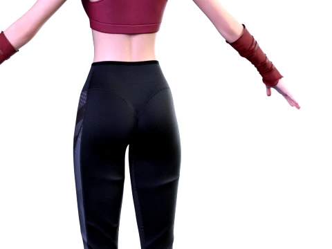 Jessie Rasberry - Avalanche Operative Sportswear Edition 3D Model