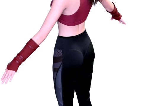 Jessie Rasberry - Avalanche Operative Sportswear Edition 3D Model