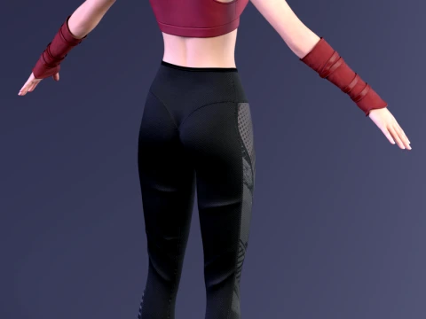 Jessie Rasberry - Avalanche Operative Sportswear Edition 3D Model