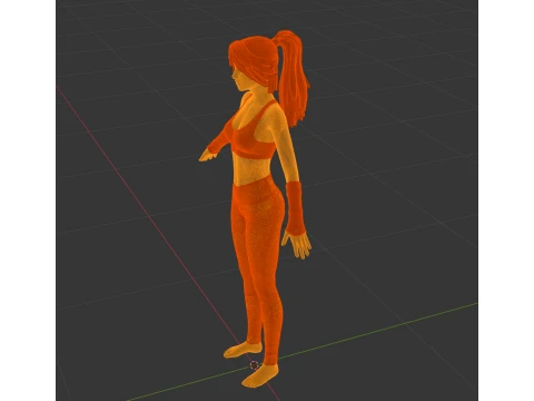 Jessie Rasberry - Avalanche Operative Sportswear Edition 3D Model