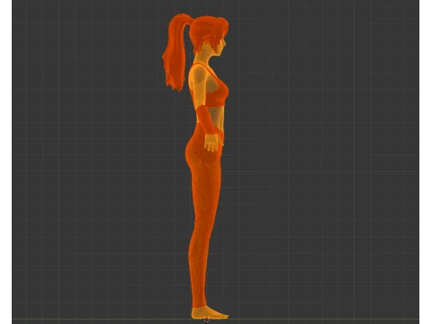 Jessie Rasberry - Avalanche Operative Sportswear Edition 3D Model