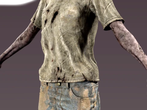 Claire Redfield Undead Stalker - Pacchetto Survival Horror Modello 3D