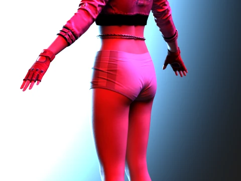 Luna - Rhythmic Operative Casual Pop Edition 3D Model