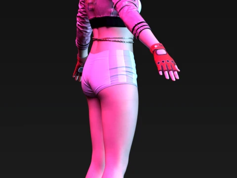 Luna - Rhythmic Operative Casual Pop Edition 3D Model
