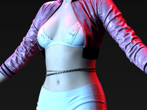 Luna - Rhythmic Operative Casual Pop Edition 3D Model