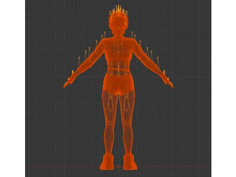 Luna - Rhythmic Operative Casual Pop Edition 3D Model