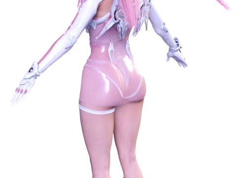 Luna - Cyber-Idol Protocol Stellar Blade Style 3D Model